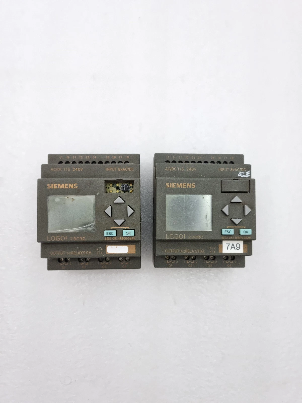 Lot Of 2Pcs Siemens 6ED1052-1FB00-0BA5 Logo 230RC AC/DC 115-240V For Parts